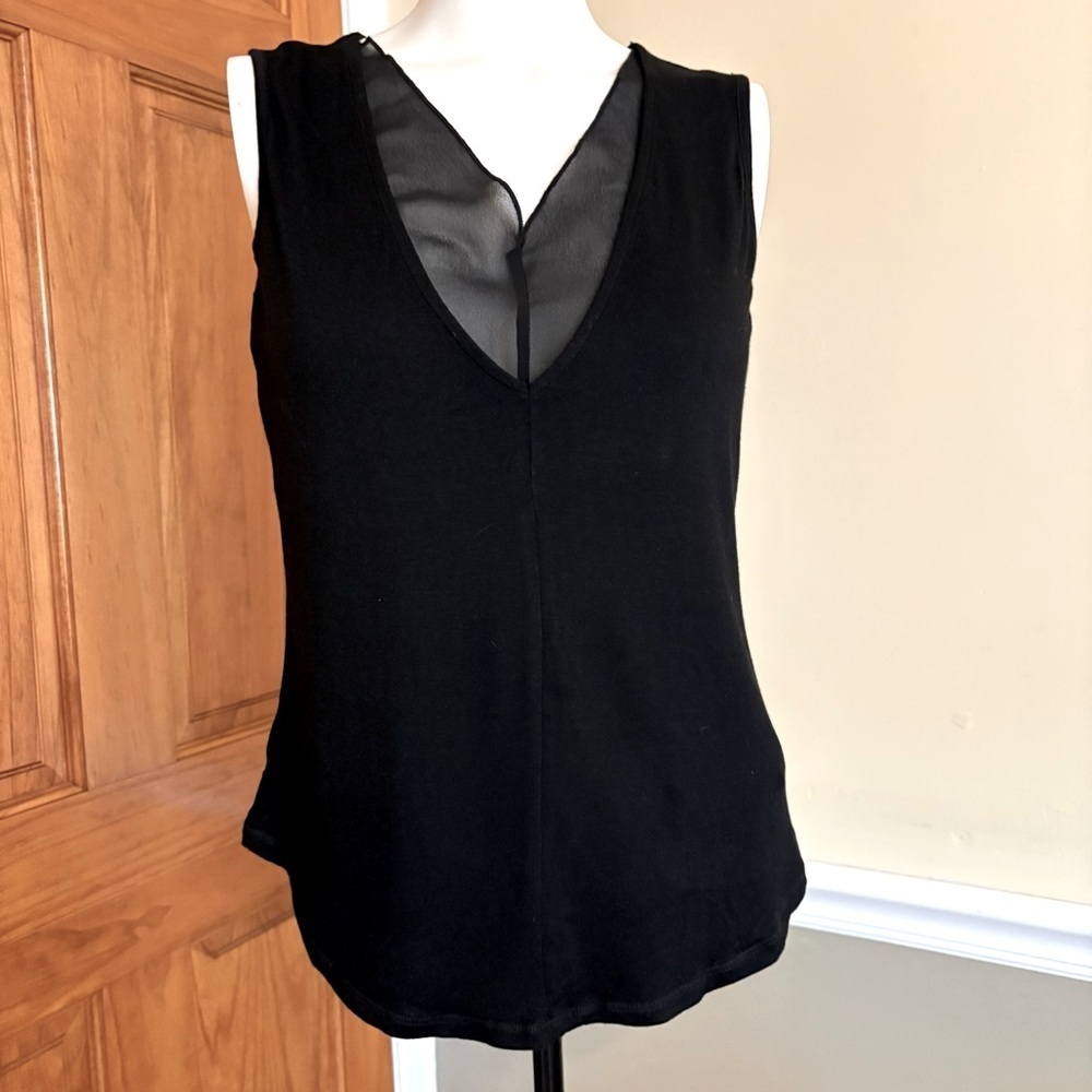 Patricia Luca Milano Sleeveless Black Top